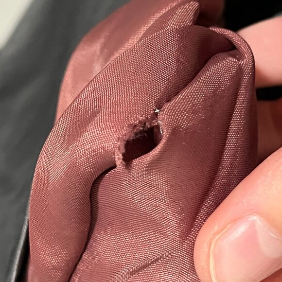 Express Womens Vintage Taffeta Trench Coat 8 Glam Gala Occasion Party New Years - Picture 10 of 10